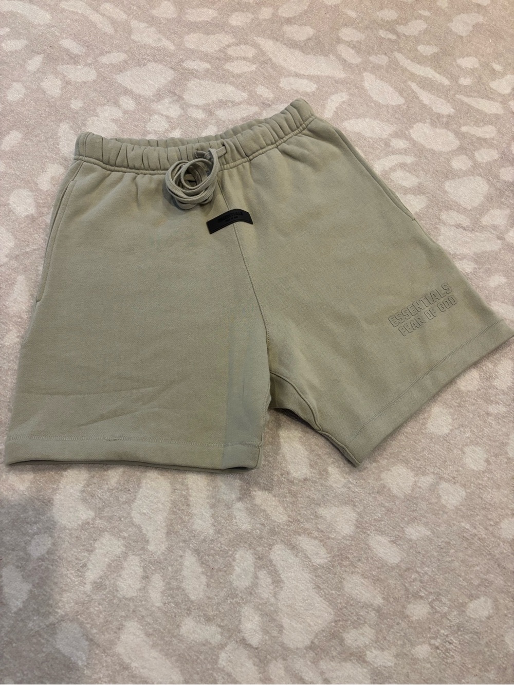 ESSENTIALS Fear Of God Men’s Tan Athletic Sweat Shorts